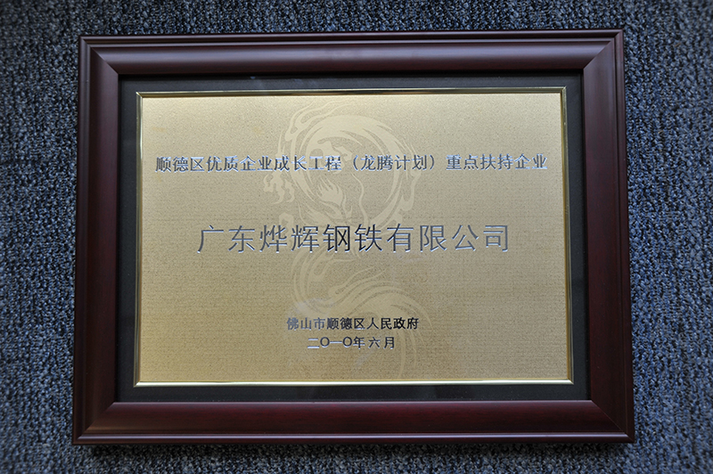 優(yōu)質(zhì)企業(yè)成長(zhǎng)工程重點(diǎn)扶持企業(yè)